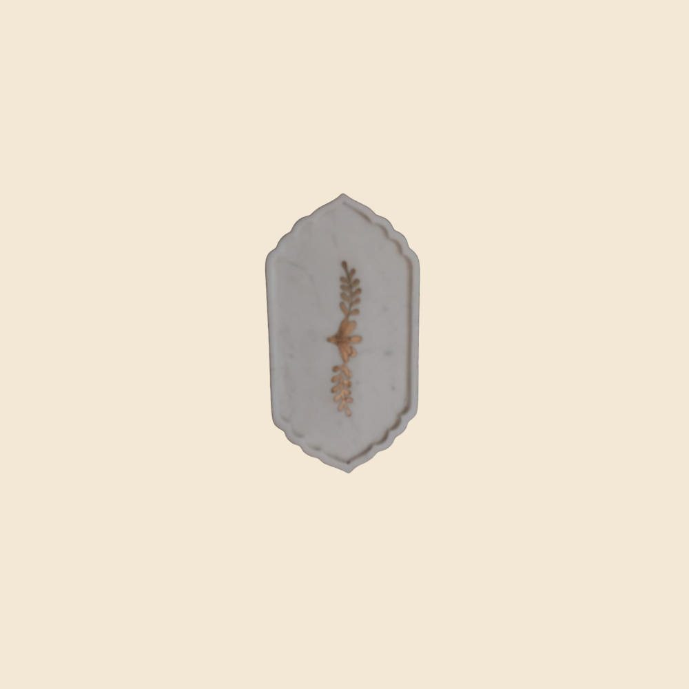 Mini Marble Inlay Decorative Tray